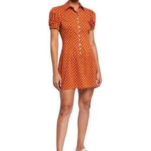 WeWoreWhat Elle Polka Dot Puff-Sleeve Dress We Wore what
